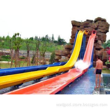 commercial family Fiberglass Free Fall Water Slide Water Pa